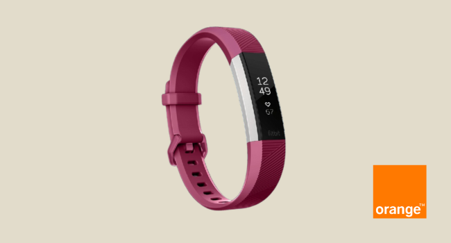 FITBIT ALTA HR - ORANGE X MAGMA